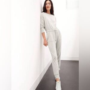 NWT Banana Republic Light Gray Baby Terry Jumpsuit